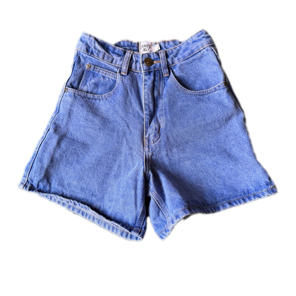Polly Princess Blue Jean Shorts High-Waisted Relaxed Fit